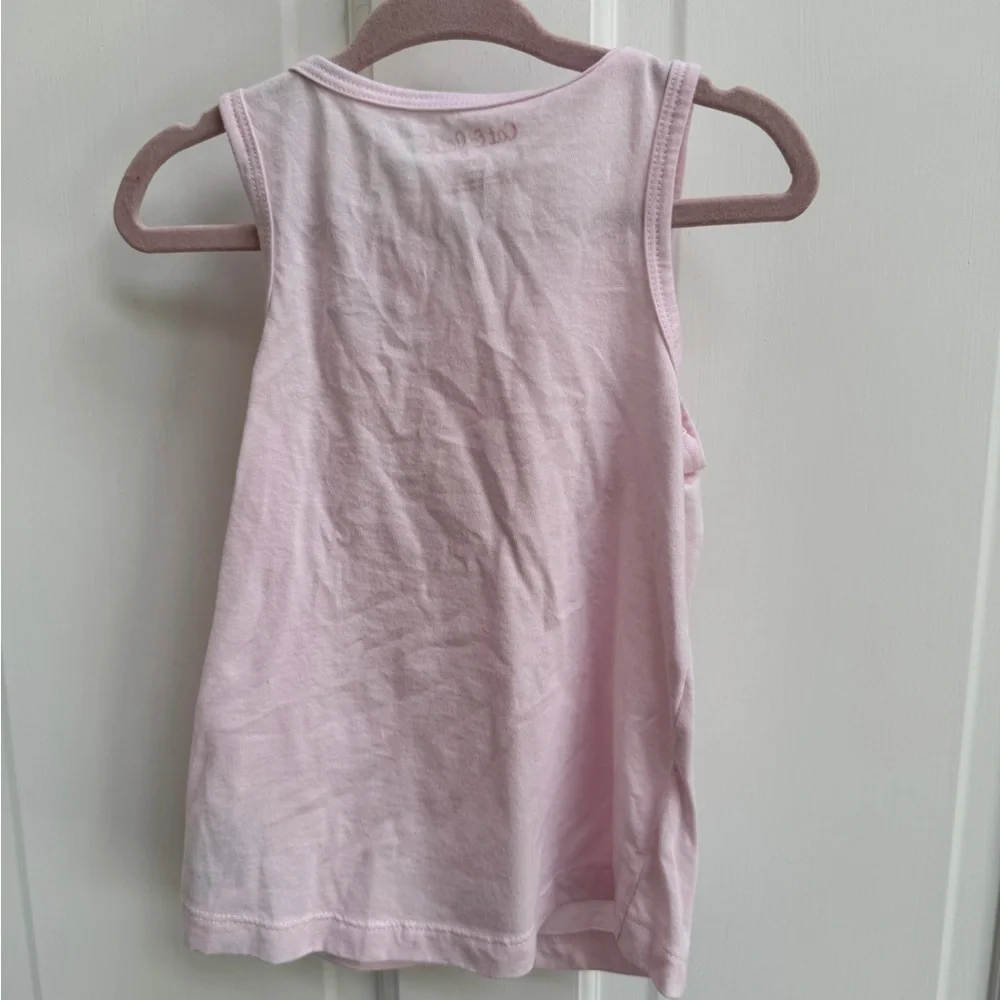 NWOT Cat & Jack 3T Girls Pink Daddy’s Little Star Starfish Tank Top Shirt Blouse